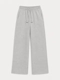 Wide leg Men Grey Pants