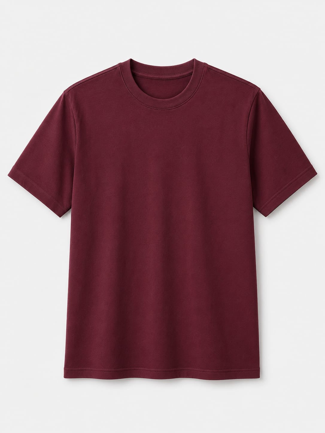 Burgundy Basic T-shirt