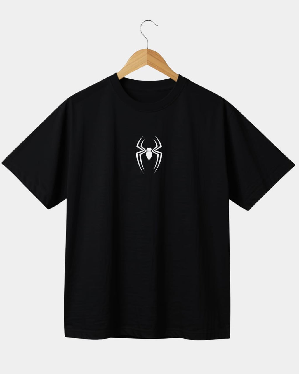 Fancy Spider back view man Black T-shirt