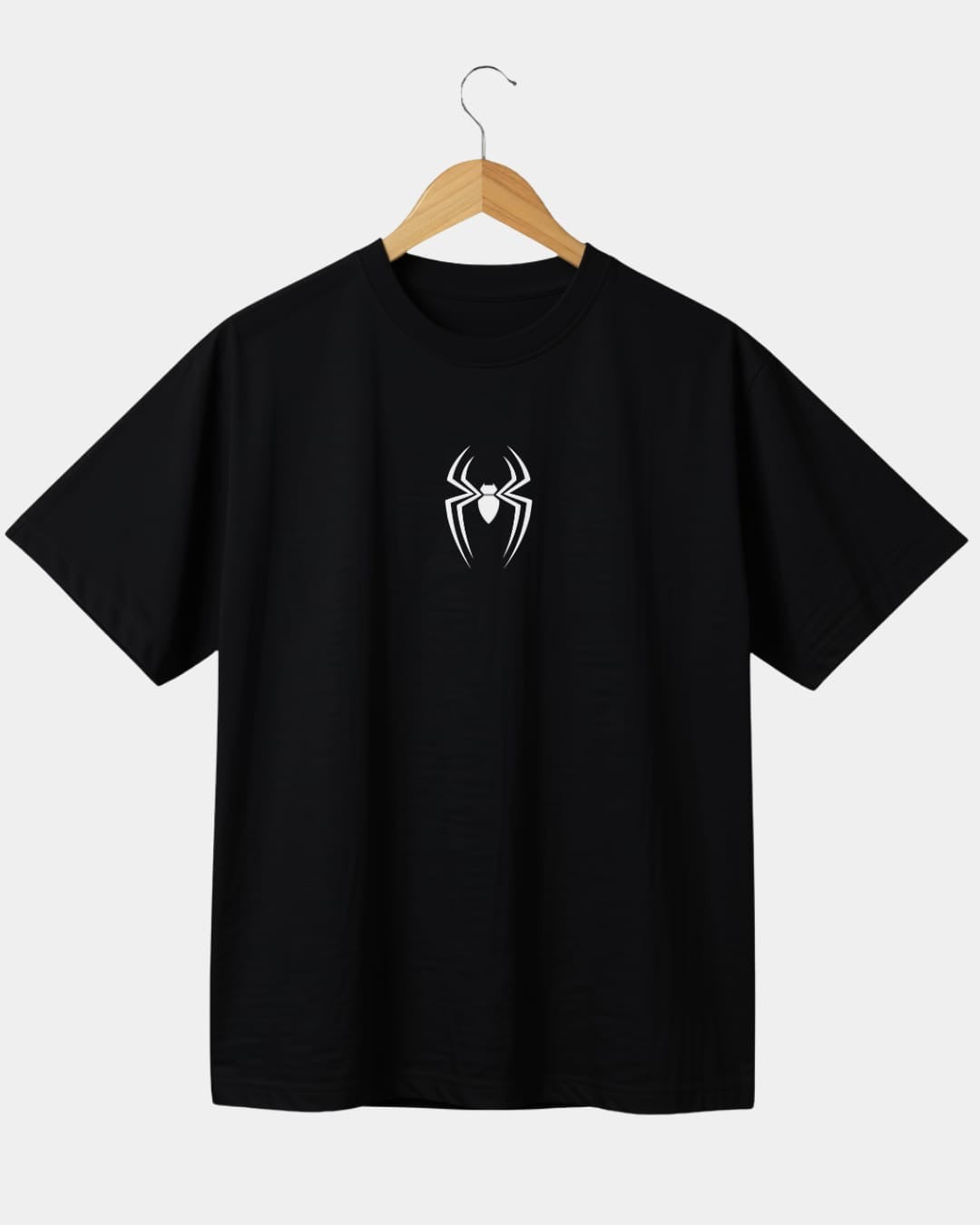 Fancy Spider back view man Black T-shirt