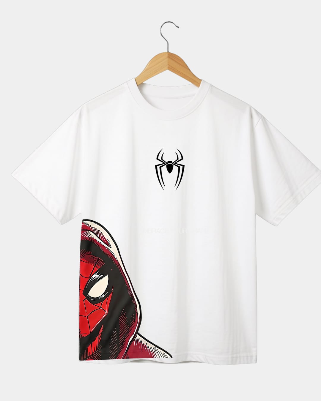 Fancy Spider man Men White T-shirt