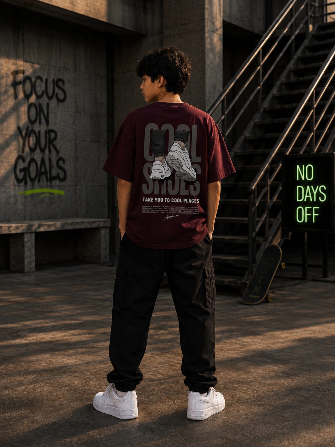 Cool Shoes Over sized T-shirt