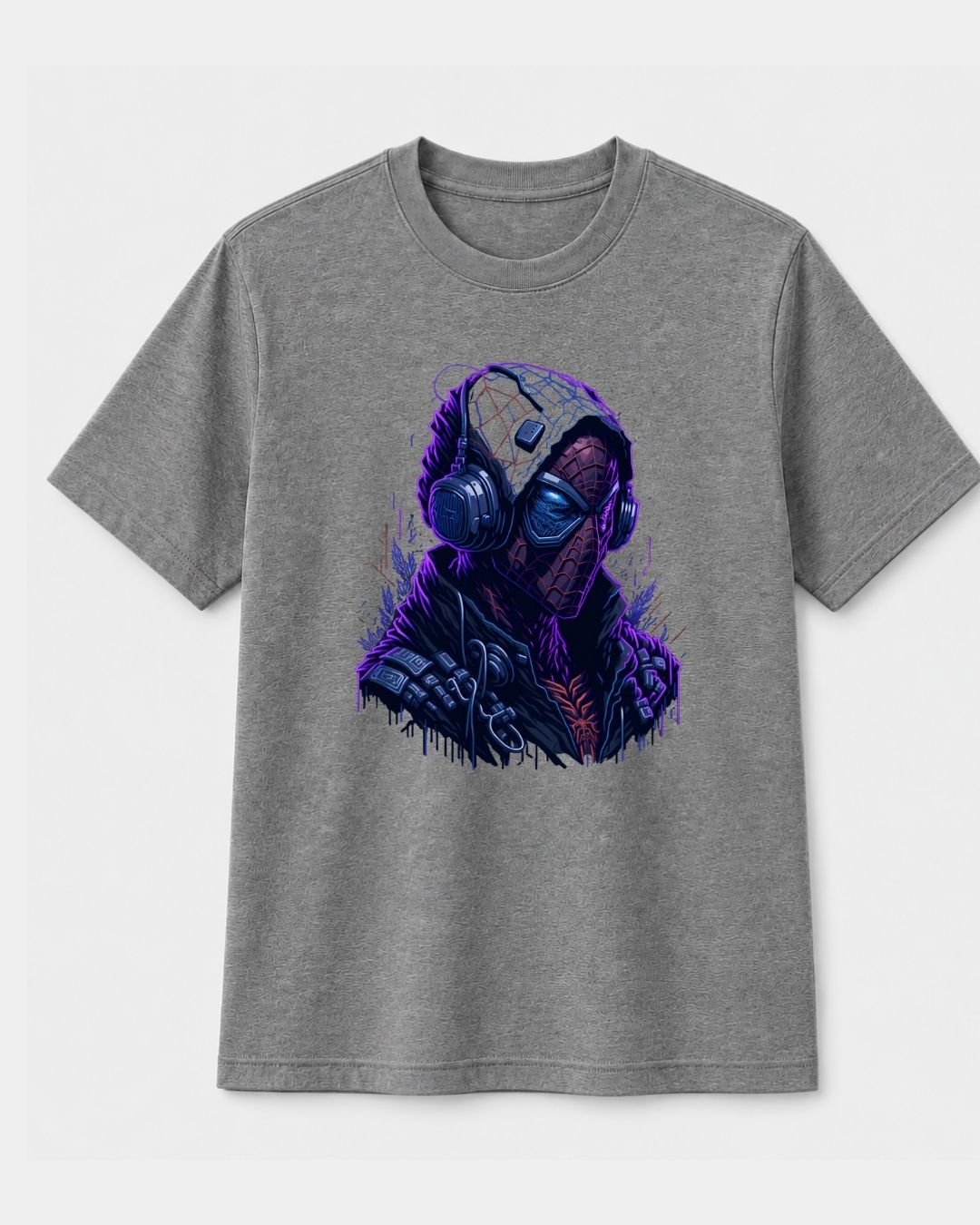 Cool Spider man Grey T-shirt